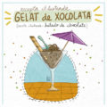 Portada per a la recepta il·lustrada de gelat de xocolata