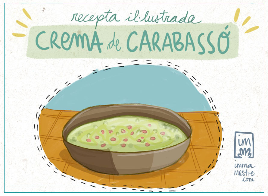 Crema de carabassó: Recepta il·lustrada