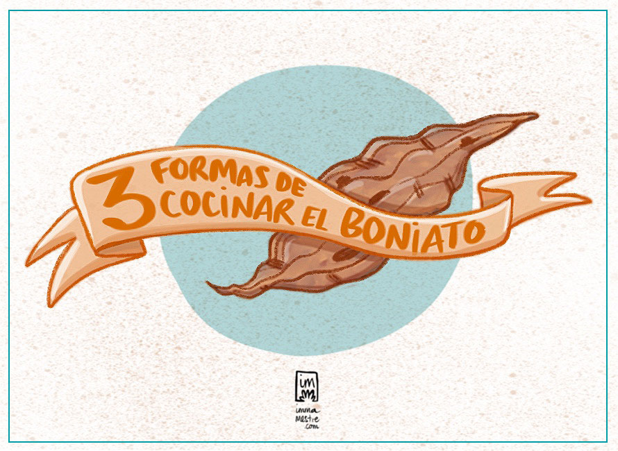 3 formas de cocinar el boniato de forma sencilla. Receta ilustrada.