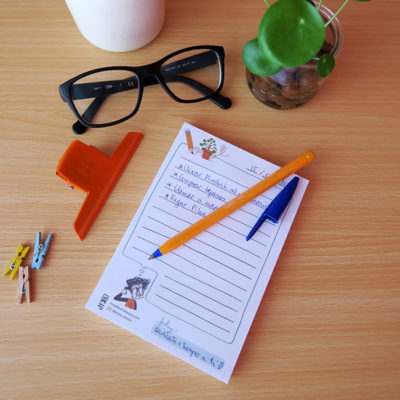 Planificador de tareas Blanco