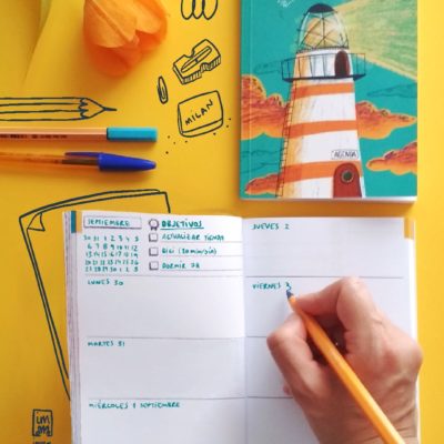 Agenda permanente vista semanal